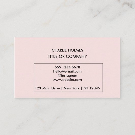 Modern professioneel Visitekaartje met QR-code (Achterkant)