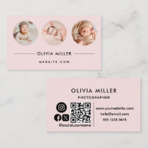 Modern professioneel Visitekaartje met QR-code