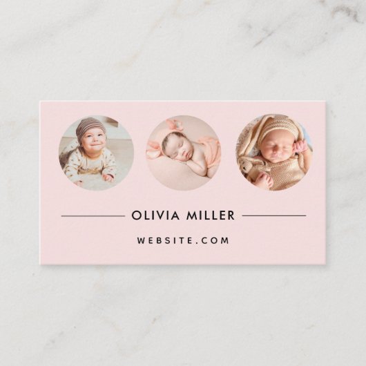 Modern professioneel Visitekaartje met QR-code (Voorkant)