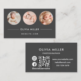 Modern professioneel Visitekaartje met QR-code