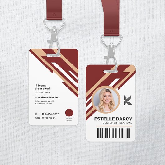 Modern Professionele Bedrijfsidentificatiebadge We Badge