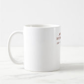 Modern Professionele Minimalistische Eigen Naam Koffiemok (Links)