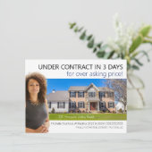 Modern Professionele Realtor net vermeld Briefkaar Kaart (Staand voorkant)