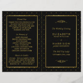 Modern programma voor ridderij met zwarte en goude (Voorkant)