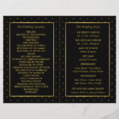 Modern programma voor ridderij met zwarte en goude (Achterkant)