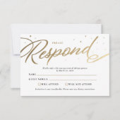 Modern Prom RSVP Kaartje (Voorkant)