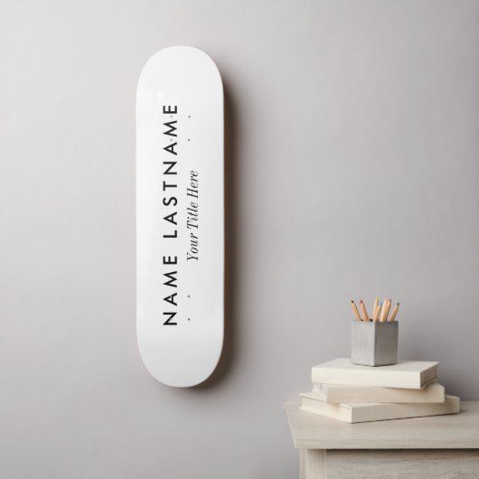 Modern Promotie Bedrijfslogo Persoonlijk Skateboard (Muurkunst)