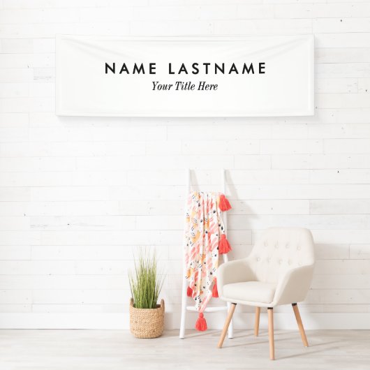 Modern Promotie Bedrijfslogo Spandoek (Insitu)