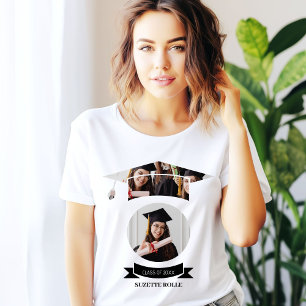 Modern Proud Parent Afstuderen Shirt met foto's
