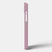Modern pruim roos blush initialen minimalistisch Case-Mate iPhone case (Achterkant / Links)