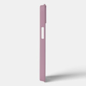 Modern pruim roos blush initialen minimalistisch Case-Mate iPhone case (Achterkant / Rechts)