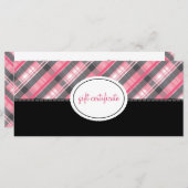 Modern Pset Boutique Style Cadeaucertificaten (Voorkant / Achterkant)