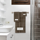 Modern Pset Brunette Bath-handdoekset Bad Handdoek