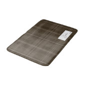 Modern Pset Brunette Bath Mat (Gekanteld)