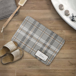 Modern Pset Cloud Gray Bath Mat