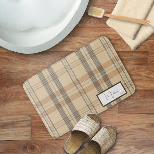 Modern Pset Parchment Bath Mat