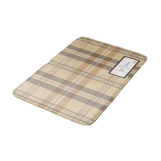 Modern Pset Parchment Bath Mat (Gekanteld)