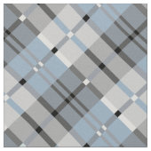 Modern Pset Pattern Light Blue and Grey Stof (Close Up)