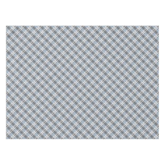 Modern Pset Pattern Light Blue and Grey Tafelkleed (Voorkant (Horizontaal))
