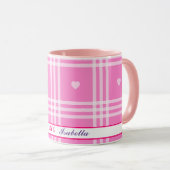 Modern Pset Pink Heart Collectie Mok (Voorkant rechts)