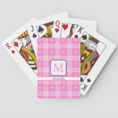 Modern Pset Pink Heart Collectie Pokerkaarten (Achterkant)