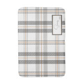 Modern Pset Porcelain White Bath Mat (Voorkant Verticaal)