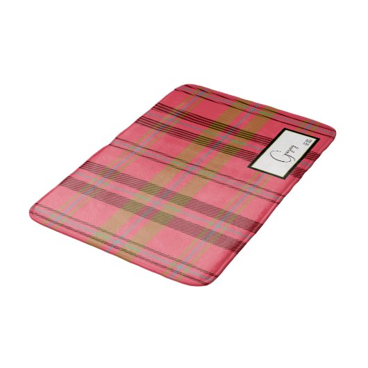 Modern Pset Rouge Roze Bath Mat (Gekanteld)