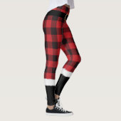 Modern Pset Santa Costume Cute Funny Kerstle Leggings (Rechts)