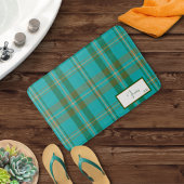 Modern Pset Turquoise Bath Mat