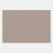 Modern Pset White Stripes Polkadots Pattern Inpakpapier Vel (Voorkant 3)