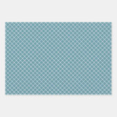 Modern Pset White Stripes Polkadots Pattern Inpakpapier Vel (Voorkant 2)