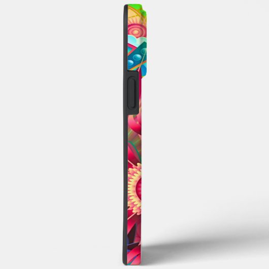 Modern psychedelisch kleurrijk Abstract kunst Init Case-Mate iPhone Case (Achterkant / Rechts)