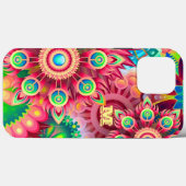 Modern psychedelisch kleurrijk Abstract kunst Init Case-Mate iPhone Case (Achterkant (horizontaal))