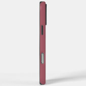 Modern Puce Monogram Initialen Hedendaags Hoesje-M Case-Mate iPhone Case (Achterkant / Rechts)