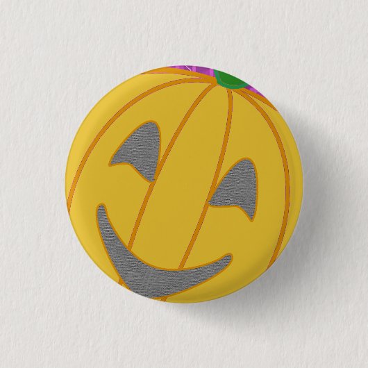 Modern Pumpkin Button (Voorkant)