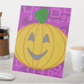 Modern Pumpkin Pedestal Sign Reclamebord Met Voetstuk (Insitu)