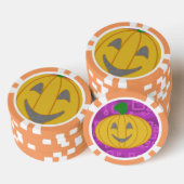 Modern Pumpkin Poker Chip (Opstapeling)