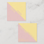 Modern Punchy Pastel Duotone - Visitekaartje (Voorkant / Achterkant)