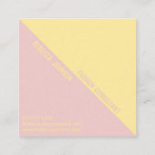 Modern Punchy Pastel Duotone - Visitekaartje (Achterkant)
