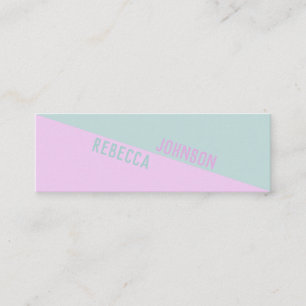Modern Punchy Pastel Duotone - Visitekaartje