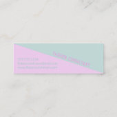 Modern Punchy Pastel Duotone - Visitekaartje (Achterkant)