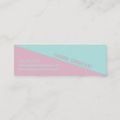 Modern Punchy Pastel Duotone - Visitekaartje (Achterkant)