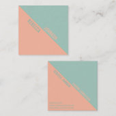 Modern Punchy Pastel Duotone - Visitekaartje (Voorkant / Achterkant)