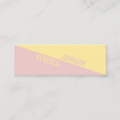 Modern Punchy Pastel Duotone - Visitekaartje (Voorkant)