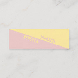 Modern Punchy Pastel Duotone - Visitekaartje