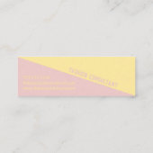 Modern Punchy Pastel Duotone - Visitekaartje (Achterkant)