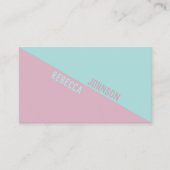 Modern Punchy Pastel Duotone - Visitekaartje (Voorkant)