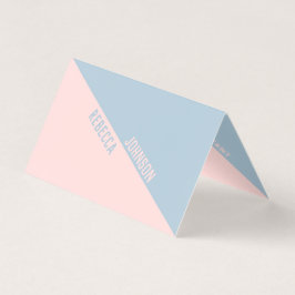 Modern Punchy Pastel Duotone - Visitekaartje