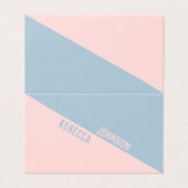 Modern Punchy Pastel Duotone - Visitekaartje (Buitenkant ongevouwen)