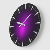 Modern Purple Minimalist Contemporary Grote Klok (Hoek)